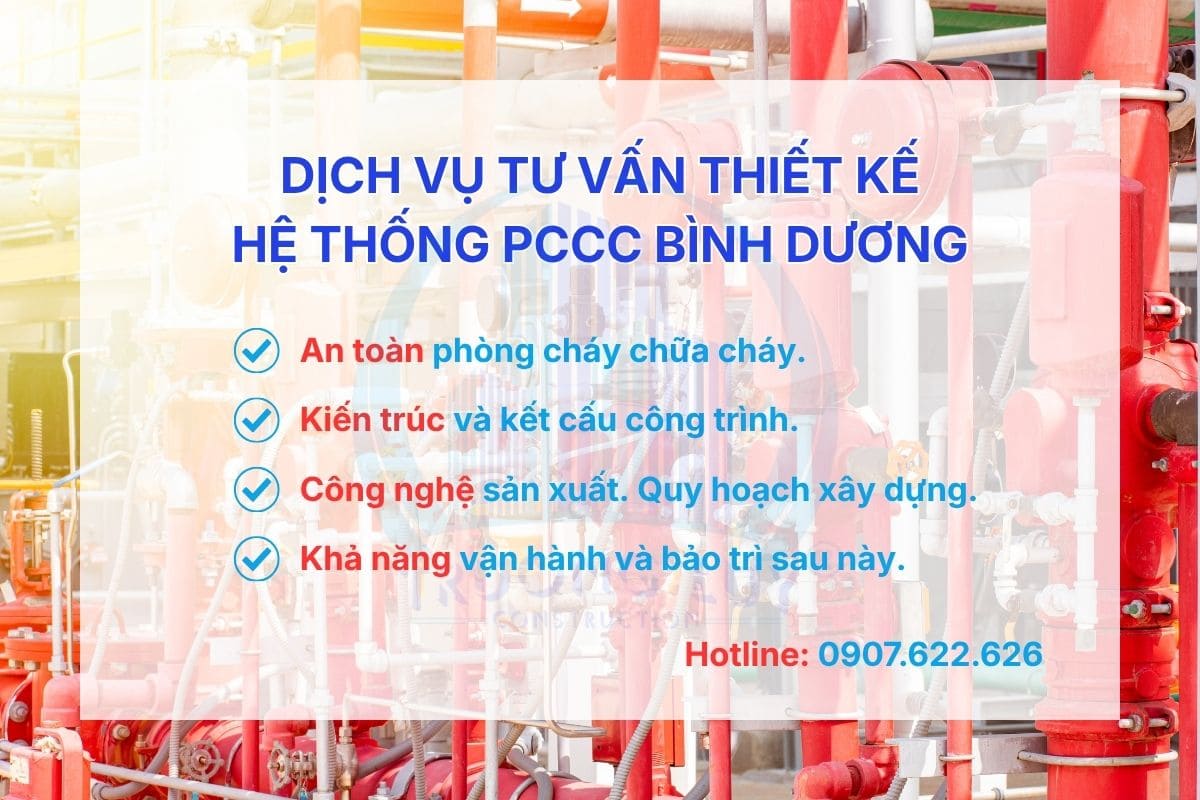 Tư vấn thiết kế hệ thống PCCC Bình Dương uy tín