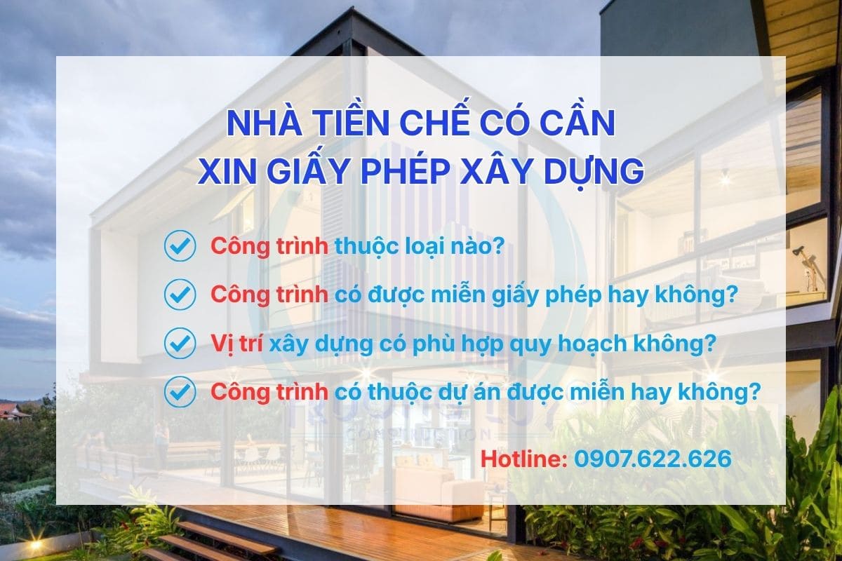 Nhà tiền chế có cần xin giấy phép xây dựng?