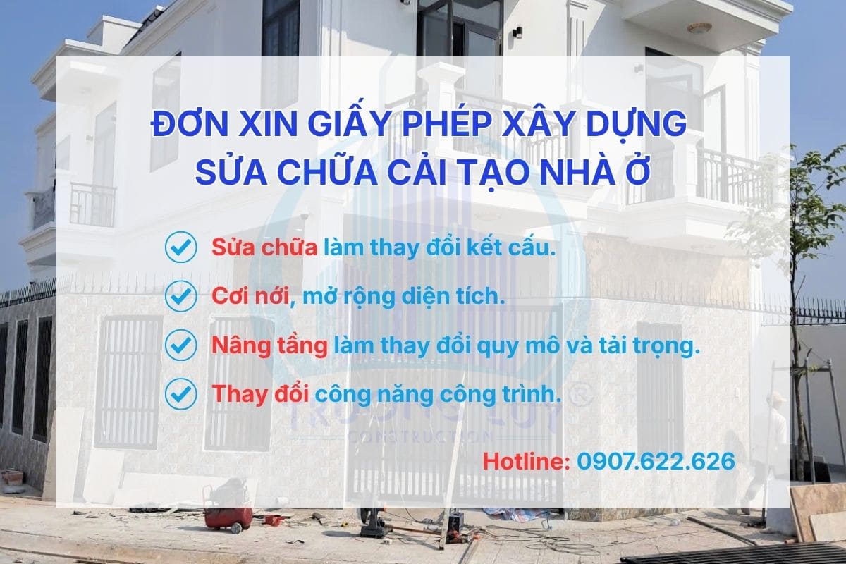 Giấy phép xây dựng tại Dĩ An