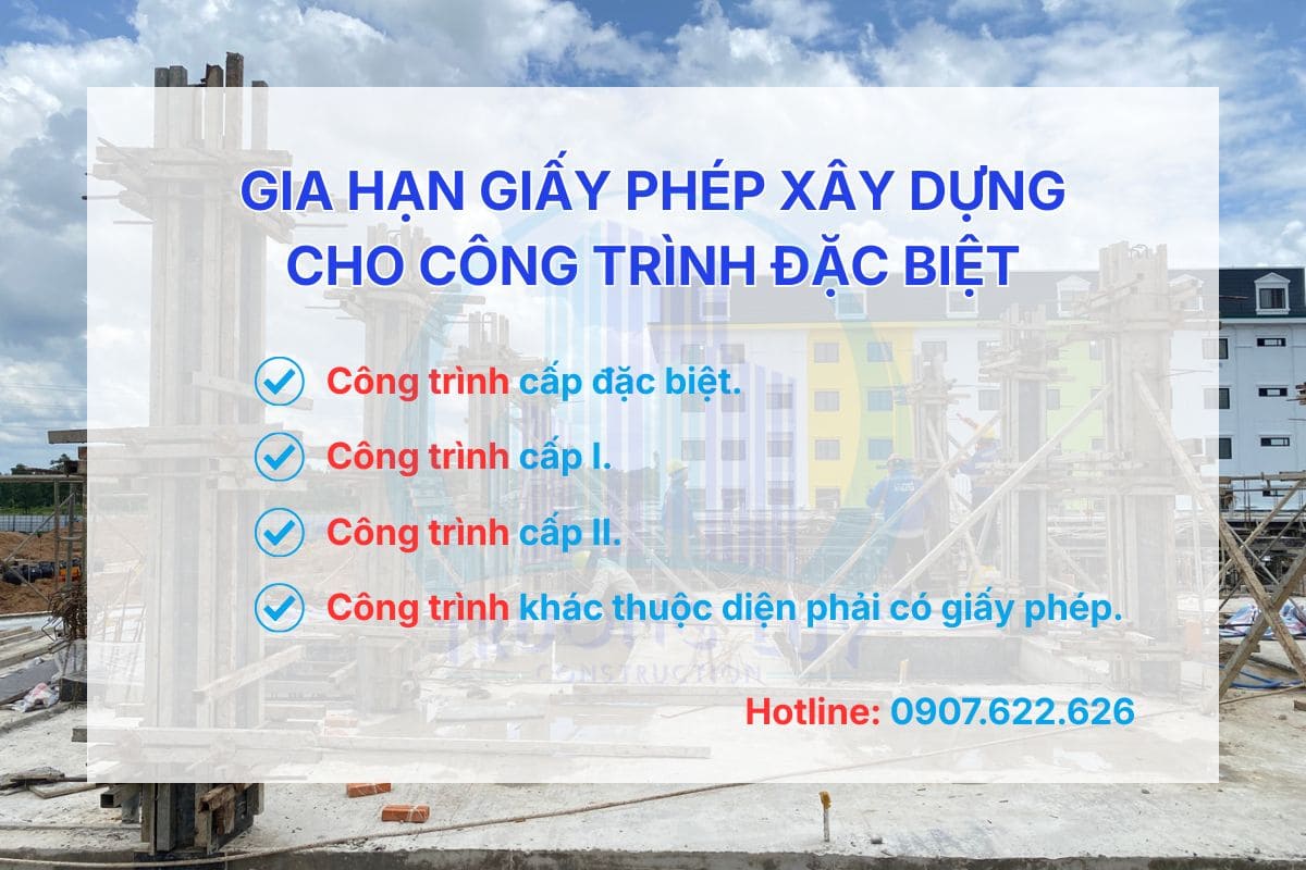 Gia hạn giấy phép xây dựng cho công trình đặc biệt là gì?