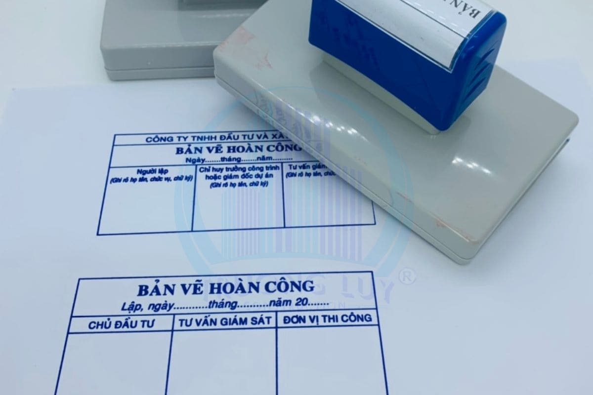 Hướng dẫn cách đóng dấu bản vẽ hoàn công đúng quy định