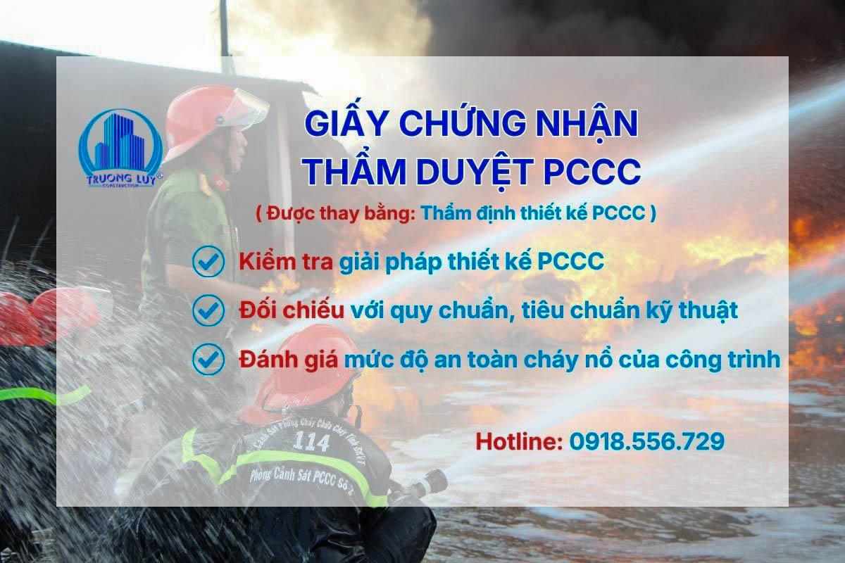 Giấy chứng nhận thẩm duyệt PCCC ( Thẩm định thiết kế PCCC)