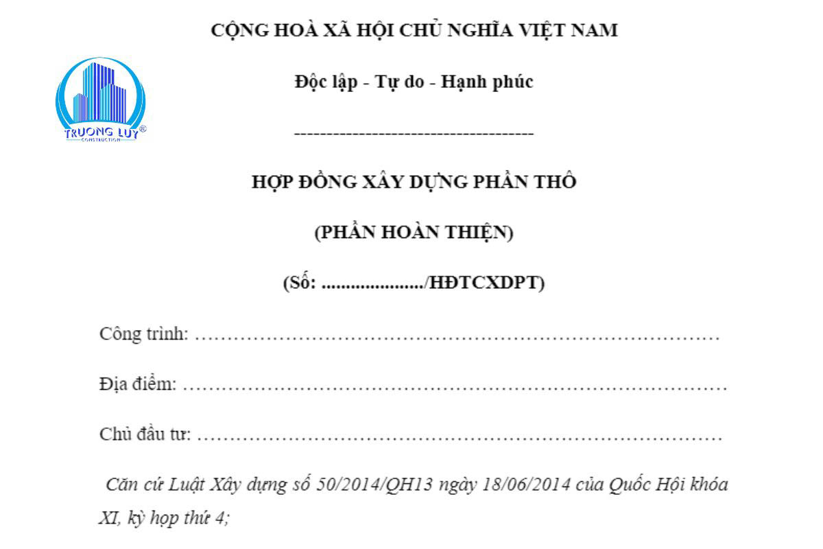 Sự cần thiết và tầm quan trọng của hợp đồng xây dựng