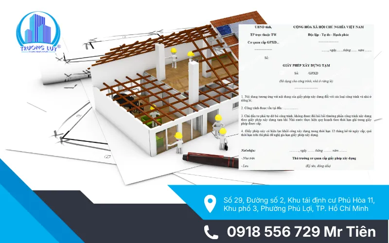Giấy phép xây dựng tạm có được hoàn công không?