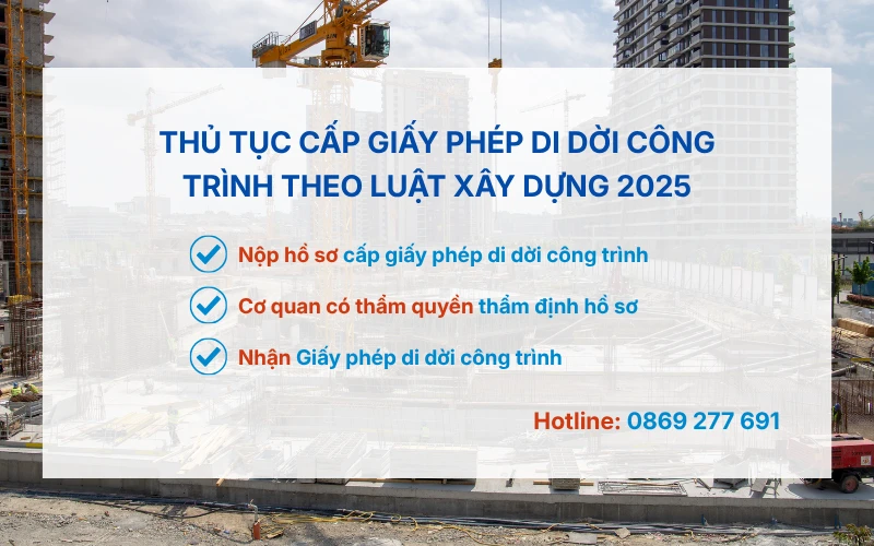 thủ tục cấp giấy phép di dời công trình