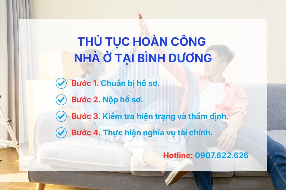 Thủ Tục Hoàn Công Nhà Ở Tại Bình Dương: Hồ Sơ, Quy Trình & Chi Phí