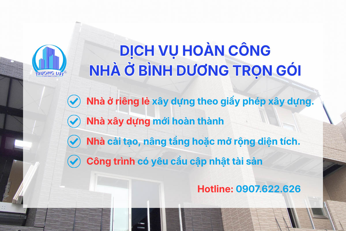 Dịch vụ hoàn công nhà ở trọn gói