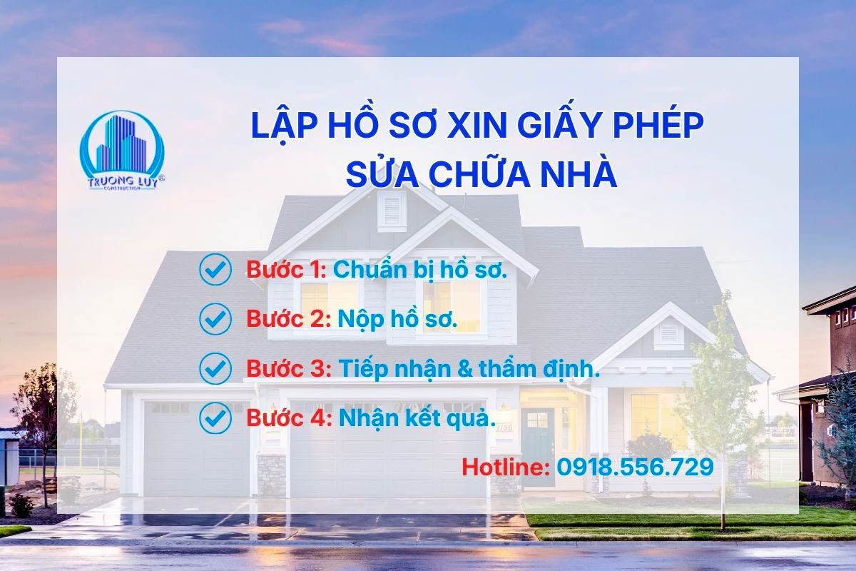 Quy trình xin giấy phép sửa chữa nhà