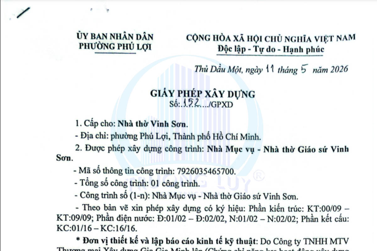 Hồ sơ pháp lý được hoàn thiện theo quy định