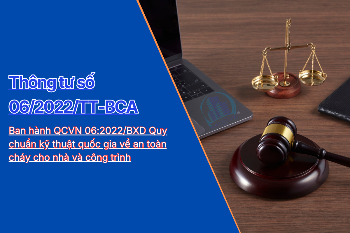 Thông tư 06/2022/TT-BXD - QCVN 06:2022/BXD an toàn cháy cho nhà và công trình