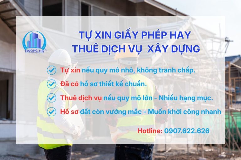 Tự xin giấy phép hay thuê dịch vụ?