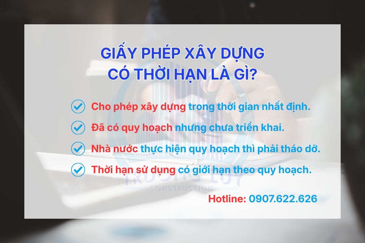 Giấy phép xây dựng có thời hạn là gì?