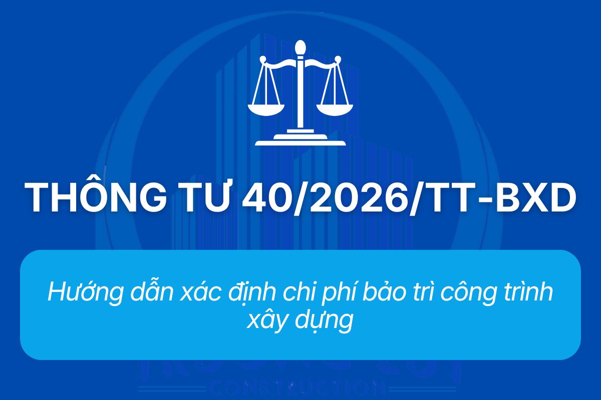 Thông Tư 40/2026/TT-BXD