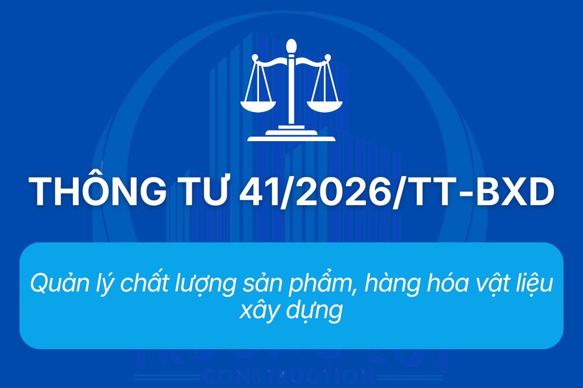 Thông tư 41/2026/TT-BXD