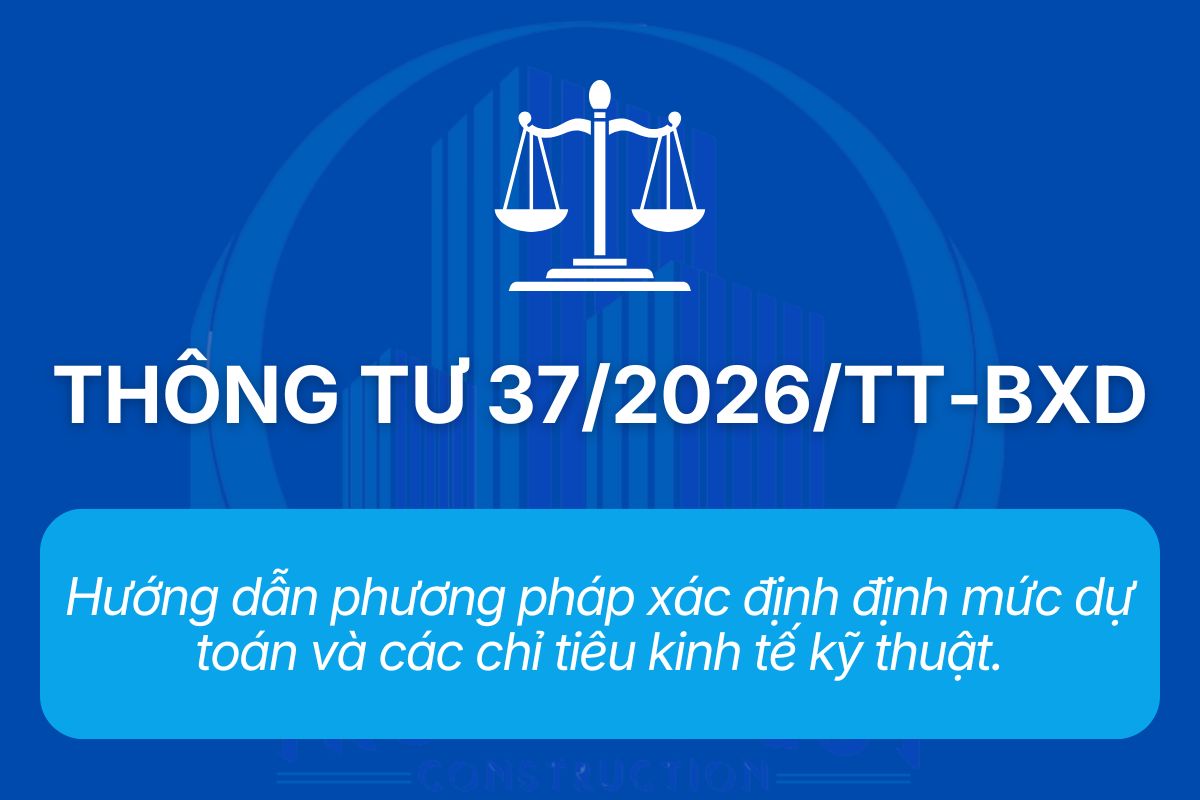 Thông tư 37/2026/TT-BXD